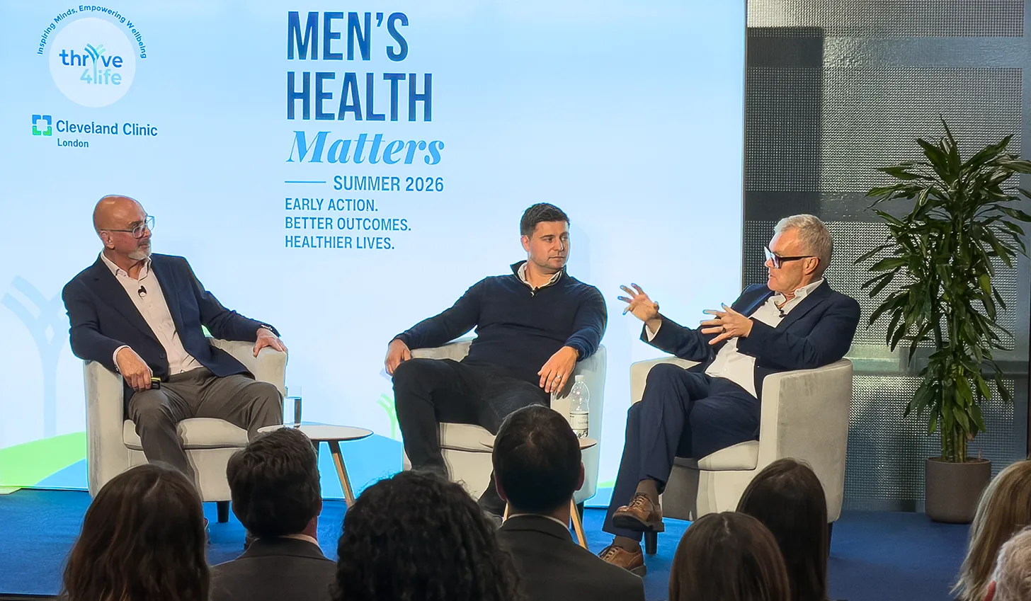 Audience attending the Men’s Health Matters flagship event at Lloyd’s featuring Ben Youngs